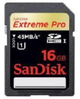 Sandisk Extreme Pro SDHC 16GB (SDSDXP1-016G-X46)